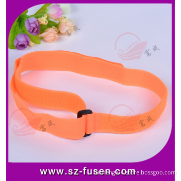 Custom1 Inch Reusable and Adjustable Velcro Strap with Buckle